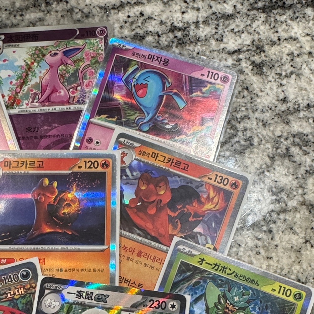Japanese Korean And Chinese Pokémon Trading Card Assorted Randomized Collection - Picture 6 of 6